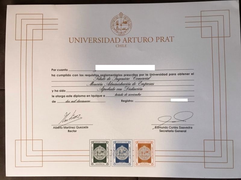 COMPRAR DIPLOMAS FALSOS EN CHILE